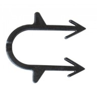 Agrafe 40 mm pour tuyaux de diamètre 16 et 20 mm thermo-soudé