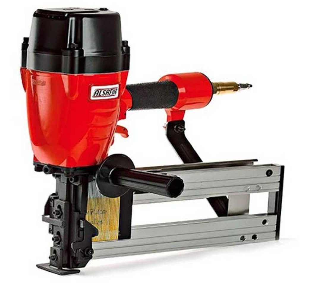 agrafeuse rouge d'agrafes larges, produit de la marque Alsafix