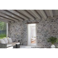 Kit ITE PSE TH31, 160 mm, 20m2 avec parement Manoir gris cendré