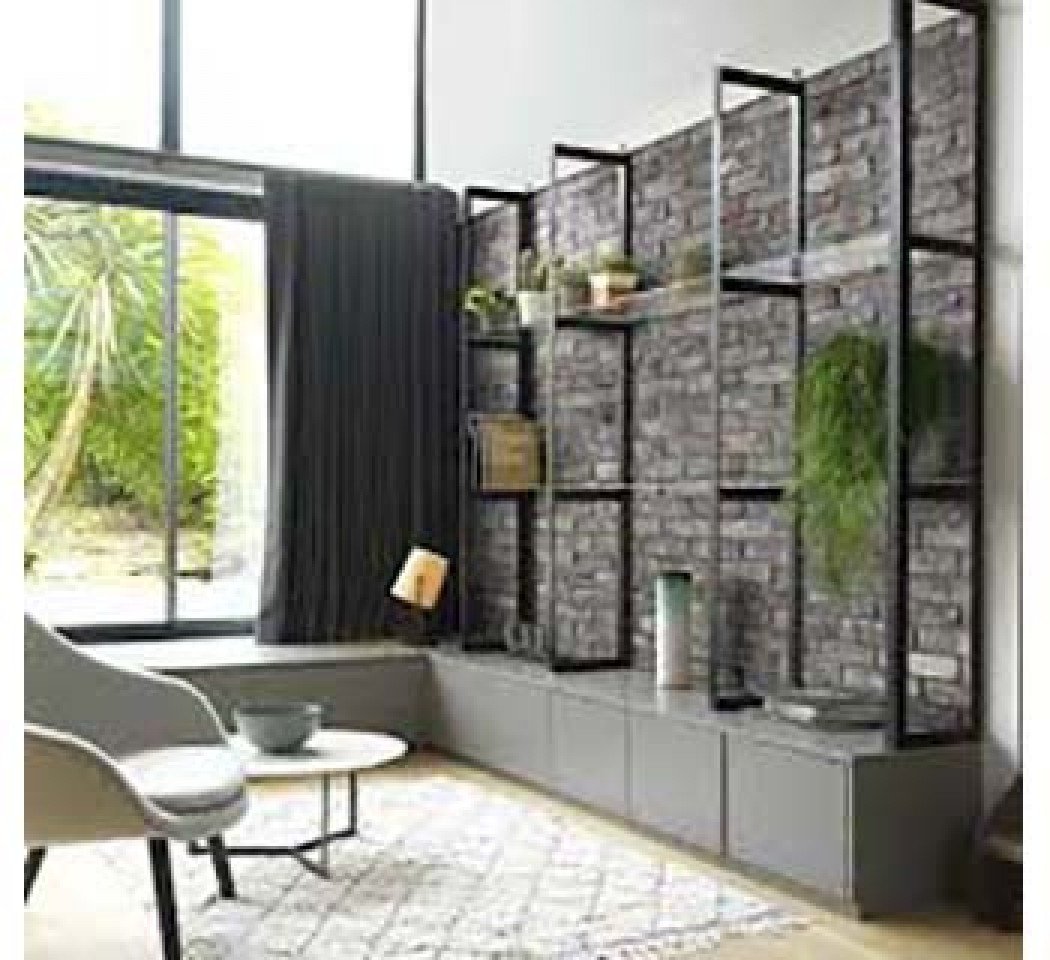 Angles Brique terre cuite Vintage anthracite