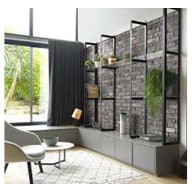 Angles Brique terre cuite Vintage anthracite