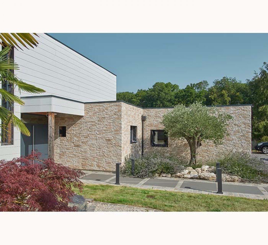 Parement Cubik, ton naturel