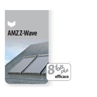 Pare-soleil extérieur AMZ-ZWave pour fenêtre de toit - 55 cm x 78 cm, en PVC occultant