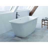 Baignoire ilôt ATLAS en marbre reconstitué brillant