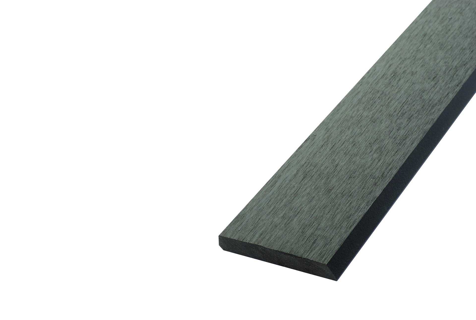 Lame de bardage composite plein, pose ajourée, 2700 x 75 x 10 mm, ebony