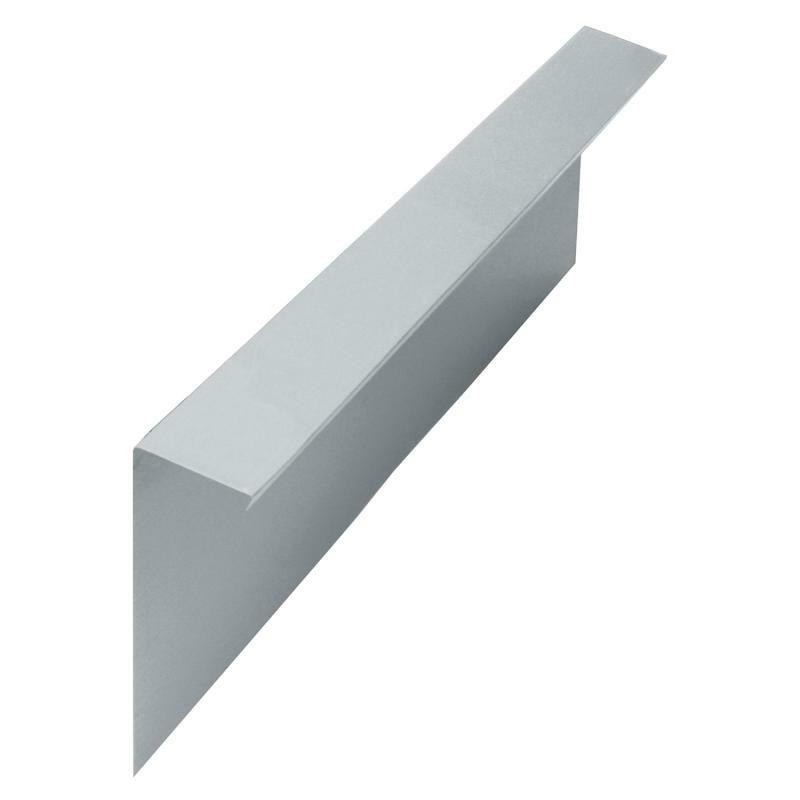 Barrière à escargot en métal galvanisé gris L 100 cm x H 20 cm