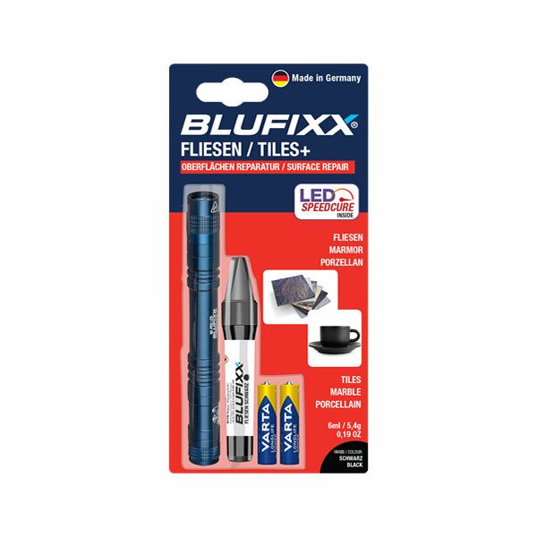 BLUFIXX-PRO Kit de réparation carrelage - Noir