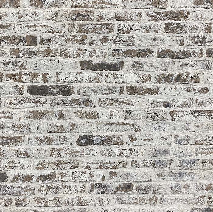 Parement brique Old School ton graphite cérusé