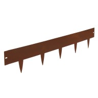 Bordures de pelouse « Spina », Corten L 103 cm x H 16 cm