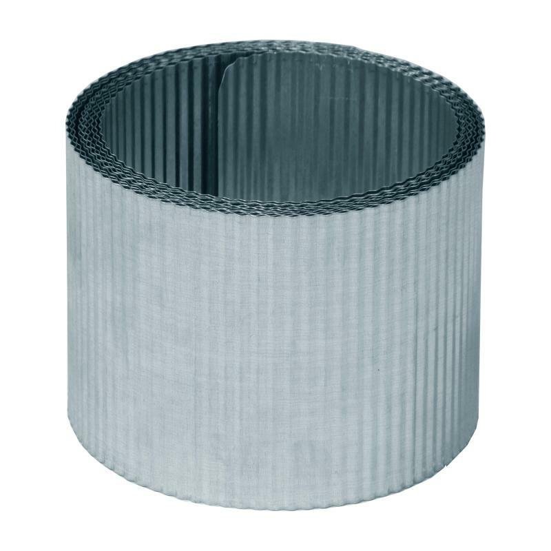 Bordure de pelouse ondulée en métal galvanisé L 500 cm x H 14 cm