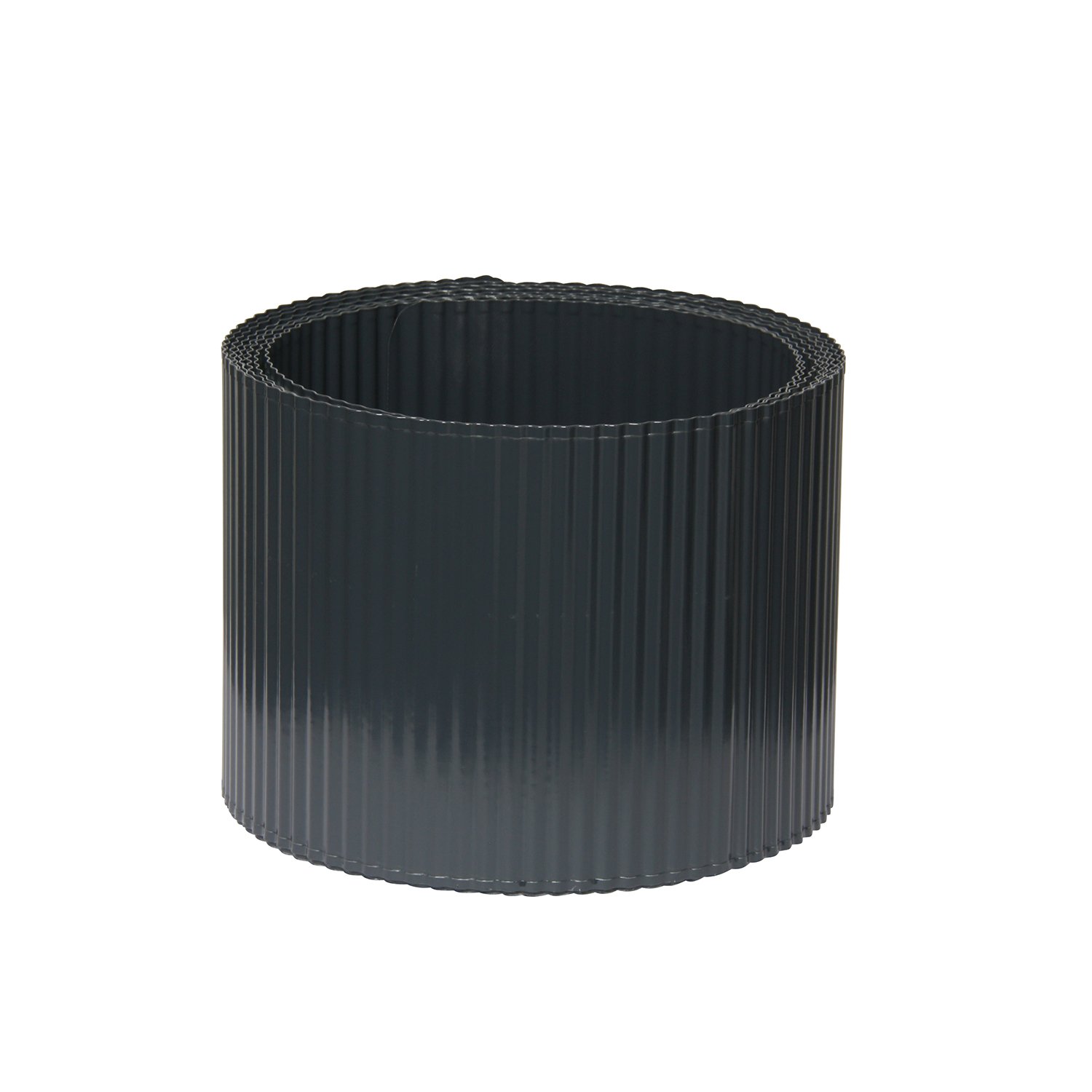 Bordure de pelouse ondulée en métal anthracite L 500 cm x H 14 cm