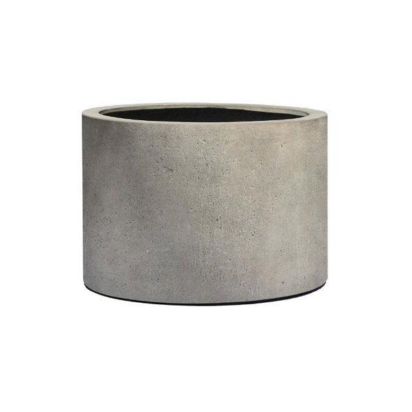 Vase rond Burton PM aspect béton