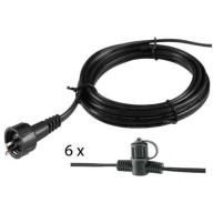 Câble principal 6 raccords étanches, 15m