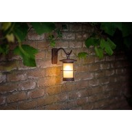 Applique murale Callisto aluminium couleur rouille