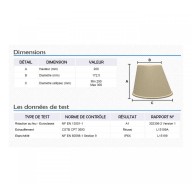 Capot de protection pour spots encastrés -lot de 40 pièces