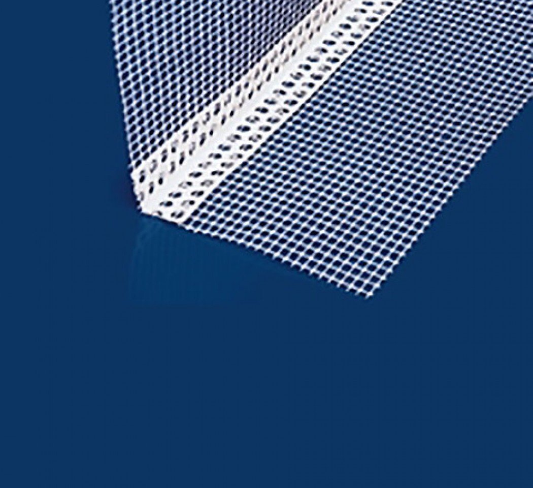 Cornière d'angle PVC entoilée 10 cm x 15 cm x 2 m