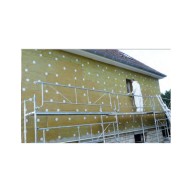 Kit complet ITE laine de roche ROCKWOOL, 50 m², 160 mm