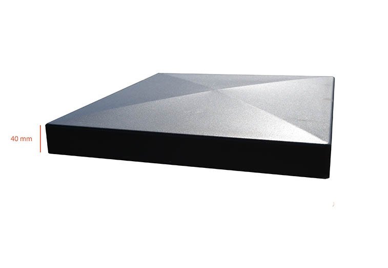 Chapeau de mur standard aluminium : protection et finition classiques