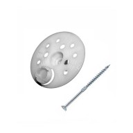 Chevilles à visser bois pour isolant 6 mm x 60 mm