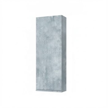 Vignette Colonne murale OXFORD, H.104 cm, P. 17 cm, 1 porte, béton Bellato, charnières à droite, poignée en bas