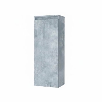 Vignette Colonne murale OXFORD, H. 104 cm, P. 35 cm, 1 porte, béton Bellato, charnières à droite