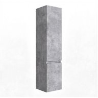 Colonne murale OXFORD 2 portes, béton Bellato, charnières à gauche
