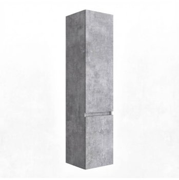 Vignette Colonne murale OXFORD 2 portes, béton Bellato, charnières à droite