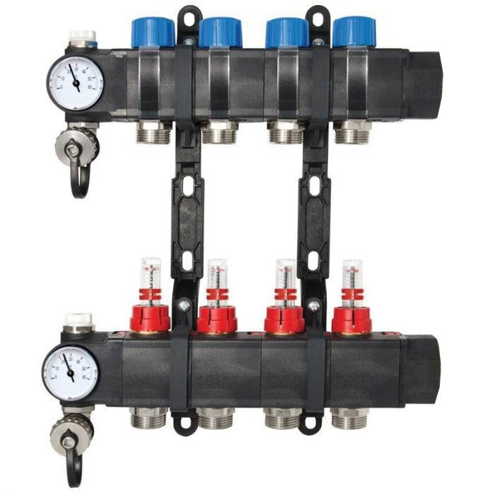 Collecteur 4 départs, composite, modulaire