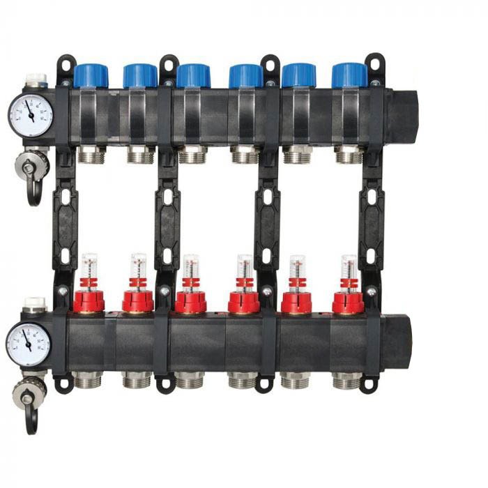 Collecteur 6 départs, composite, modulaire