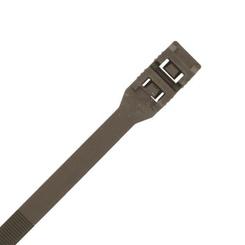 Vignette Collier de serrage noir, 9.0 mm x 180 mm, paquet de 100 pièces