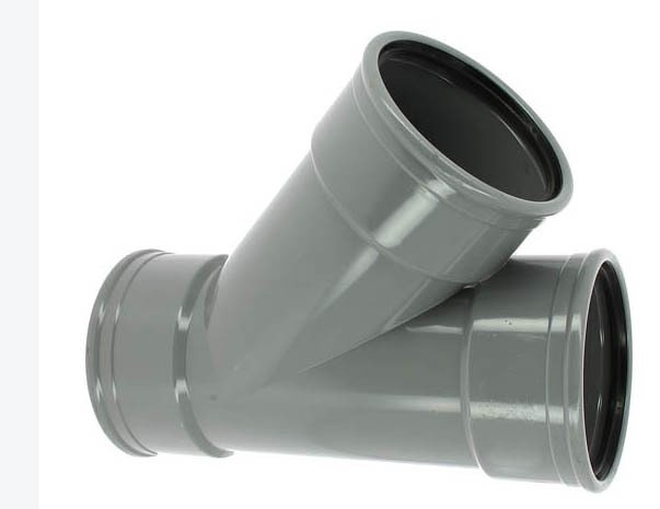 Culotte PVC assainissement F-F, 45°, Ø 110 mm, CR4