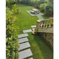 Dalle d'ardoise noire du Portugal, clivée sur 2 faces 100 cm x 25 cm x 3 cm