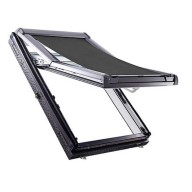 Fenêtre à rotation réhaussée CONFORT PVC, ventilation intégrée - screen et bloc isolant prémonté - 54 cm x 78 cm