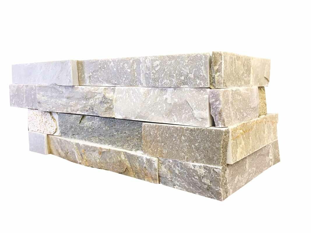 Angle pierre naturelle INCAS, teinte nuancée - PALETTE COMPLETE