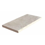 Margelle de piscine ou couvertine CLASSHADE, 1 bord demi-rond, surface vieillie, 33 cm x 61 cm x 3 cm - PALETTE COMPLETE