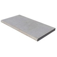 Margelle de piscine ISIS en pierre d'Egypte, surface sablée brossée, bord arrondi, 33 cm x 60 cm x 3 cm - PALETTE COMPLETE