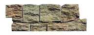 Parement pierre naturelle AUTHENTIK Luz, base béton avec agrafe - PALETTE COMPLETE