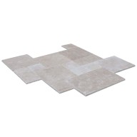 Dalles de sol KHEOPS en pierre d'Egypte, surface vieillie, opus 4 formats , épaisseur 1,8 cm - PALETTE COMPLETE