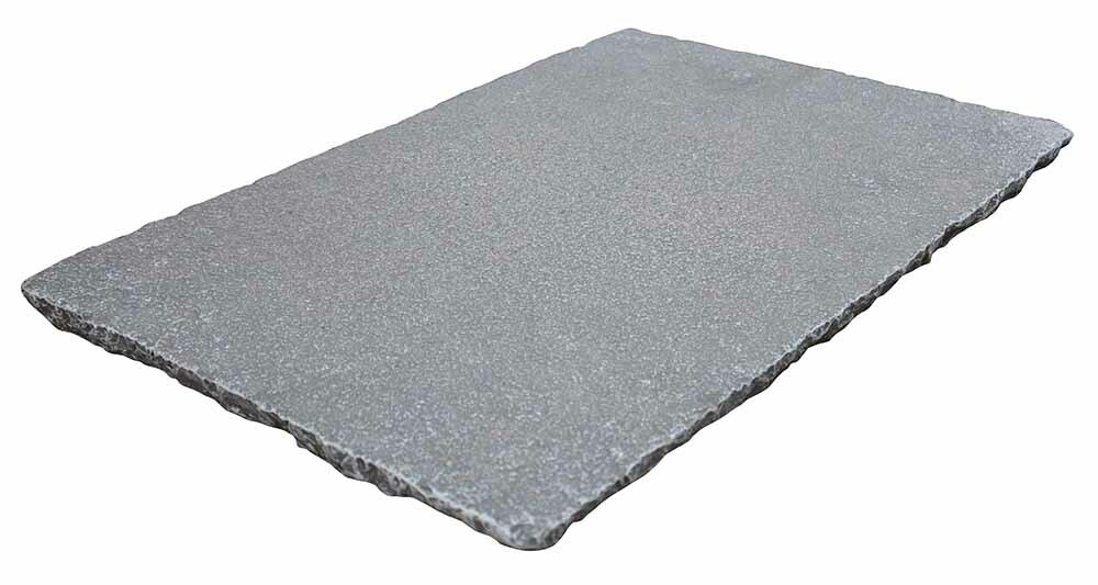 dalle de sol ou murale NEW DELHI en pierre naturelle calcaire d'Inde, bords adoucis, surface vieillie, 40 cm x 60 cm - PALETTE COMPLETE