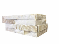 Angle pierre naturelle, teinte blanc/nacre - PALETTE COMPLETE