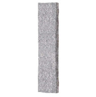 Palissade/bordure/barre de granit OXFORD PEARL pour aménagement paysager, 6x25x100 cm, aspect martelé
