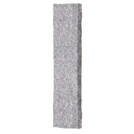 Palissade/bordure/barre de granit OXFORD PEARL pour aménagement paysager, 6x25x100 cm, aspect martelé