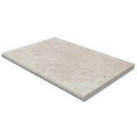 Margelle de piscine ou couvertine CLASSHADE, 1 bord demi-rond, surface vieillie, 40,6 cm x 61 cm x 3 cm - PALETTE COMPLETE