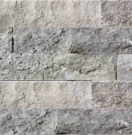 Parement pierre naturel SILVER, longueurs variables, hauteur 10 cm - PALETTE COMPLETE