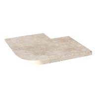 Angle sortant pour margelle de piscine CLASSHADE, 48 cm x 48 cm x 3 cm, bord droit