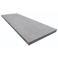 Margelle de piscine ISIS en pierre d'Egypte, surface sablée brossée, bord droit chanfreiné, 40 cm x 120 cm x 3 cm - PALETTE COMPLETE