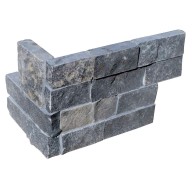 Angle pierre naturelle, teinte ardoise nuancée - PALETTE COMPLETE