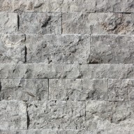 Parement pierre naturel SILVER, longueurs variables, hauteur panachée