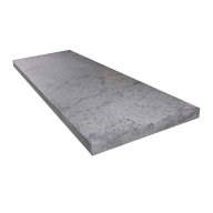 Margelle de piscine en marbre NOBILY DARKNESS, bords droits, surface sablée brossée, 33 cm x 100 cm x 3,2 cm - PALETTE COMPLETE