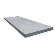 Margelle de piscine en marbre NOBILY GREY, bords droits, surface sablée, 33 cm x 100 cm x 3,2 cm